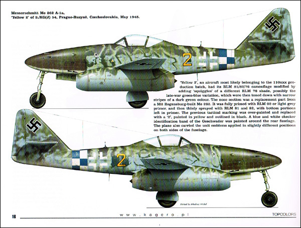 Me 163, He 162, Me 262
